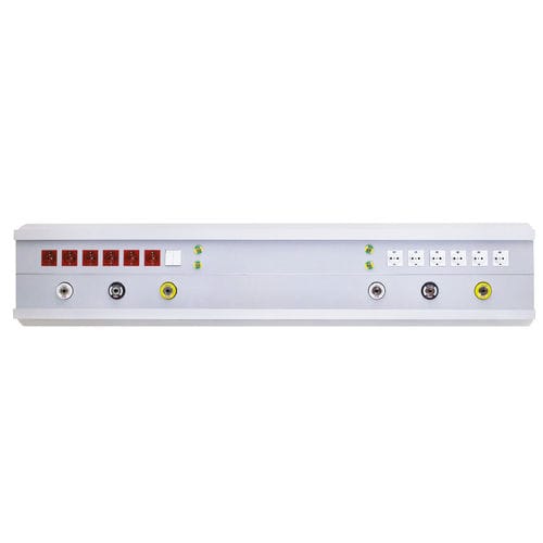 Trave testaletto a muro - PNT-YO-YA-CK-M - Point Medical Gas Systems - orizzontale / modulare / a soffitto