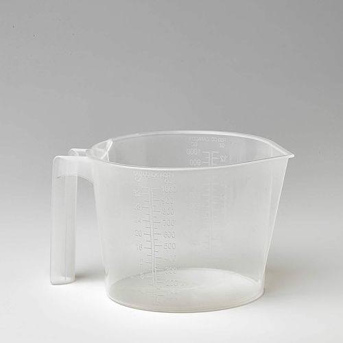 Coppa di decantazione in plastica - 300017-1	 - Fuhrmann - graduata / con manico