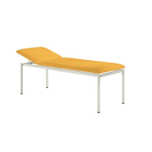 Lettino da visita manuale - ATTENDOS Classic - SIMPEX - con schienale regolabile / a 2 sezioni / blu
