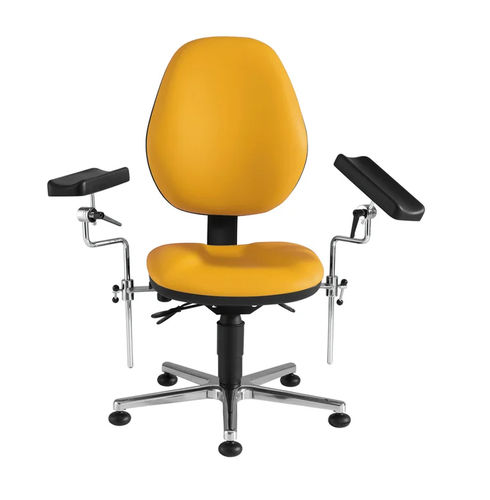 Poltrona per prelievo di sangue manuale - HAEMO-LIFT Vario - SIMPEX - ad altezza regolabile / ad altezza fissa / ergonomica