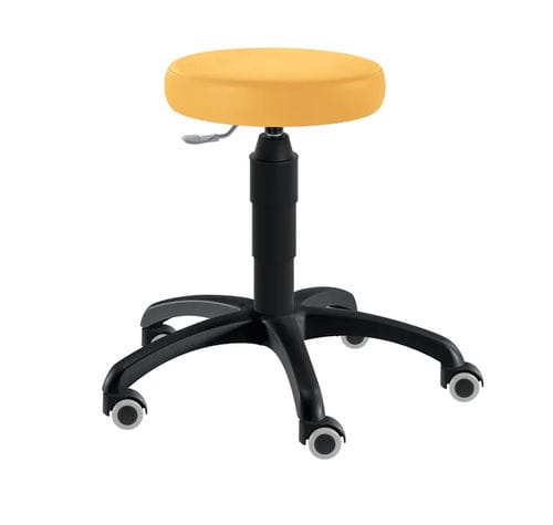 Sgabello per struttura sanitaria - NERO Midi's hand - SIMPEX - ad altezza regolabile / girevole / con rotelle