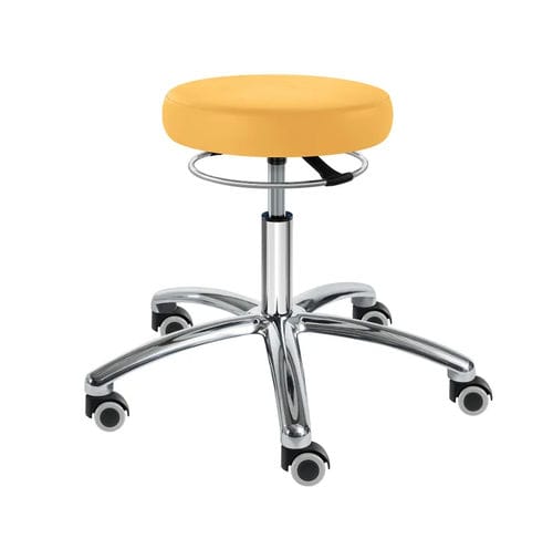 Sgabello per struttura sanitaria - SELLA-MED Corona Midi - SIMPEX - ad altezza regolabile / girevole / con rotelle