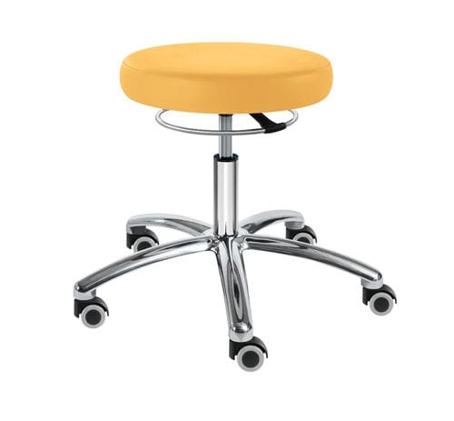 Sgabello per struttura sanitaria - SELLA-MED Corona Maxi - SIMPEX - ad altezza regolabile / girevole / con rotelle