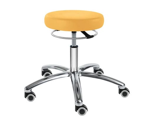 Sgabello per struttura sanitaria - SELLA-MED Laudation Corona Midi - SIMPEX - ad altezza regolabile / girevole / con rotelle