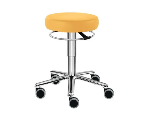 Sgabello per struttura sanitaria - SIMPO-THRONA Corona Mini - SIMPEX - ad altezza regolabile / girevole / con rotelle