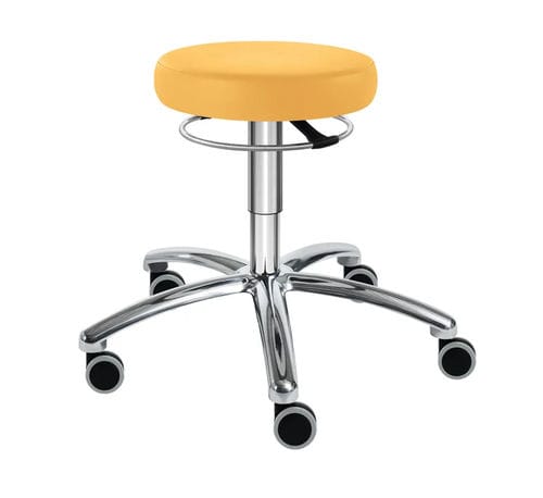 Sgabello per struttura sanitaria - SIMPO-THRONA Corona Midi - SIMPEX - ad altezza regolabile / girevole / con rotelle