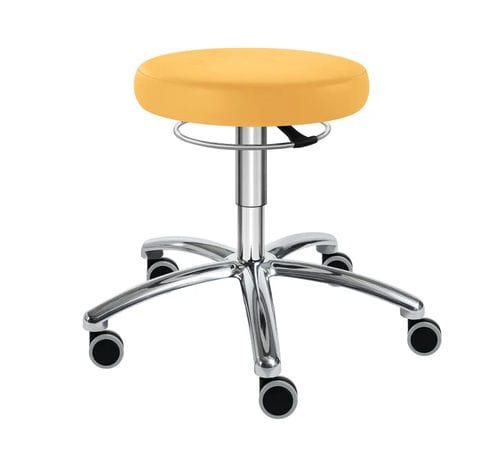 Sgabello per struttura sanitaria - SIMPO-THRONA Corona Maxi - SIMPEX - ad altezza regolabile / girevole / con rotelle