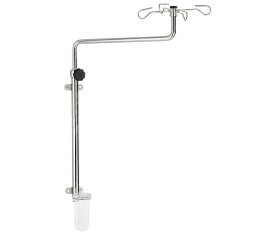 Asta portaflebo a muro - VALVA-CARE Maxi - SIMPEX - 4 ganci / ad altezza regolabile
