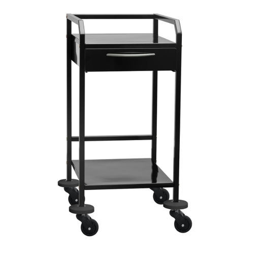 Tavolino per sala d'attesa - HYGIEN-O-STAR Black Edition - SIMPEX - quadrato / par paziente umano / funzioni