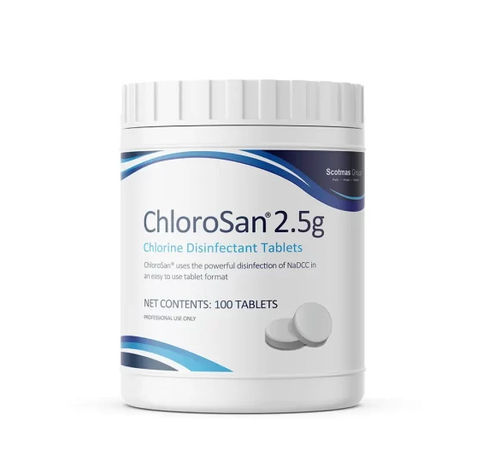 Disinfettante per pavimenti e altre superfici - ChloroSan® - Scotmas Group - in polvere / a base di cloro