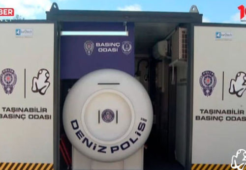 Capsula iperbarica per decompressione - DECO MOBILE - Series - Barotech - containerizzata / multiposto