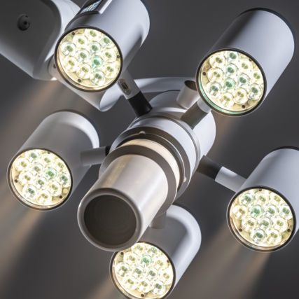 Lampada scialitica a soffitto - SOL Performance - Scanatron - LED / 2 bracci / 96