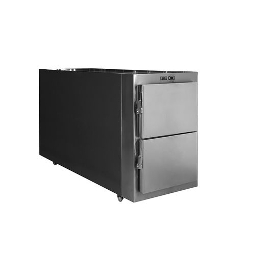 Cella mortuaria frigorifera per barelle mortuarie - PSTG  - Puresystems - 2 salme / a carico frontale / a doppia porta
