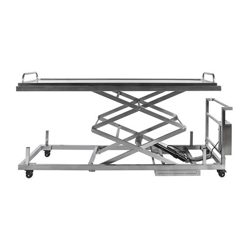 Carrello mortuario di trasferimento - e-PSTG-1531 - Puresystems - elettrico / manuale / in acciaio inossidabile
