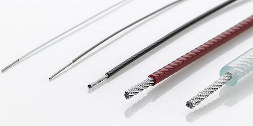 Cavo metallico a guaina - Carl Stahl Technocables GmbH - per fabbricazione di dispositivi medicali / flessibile