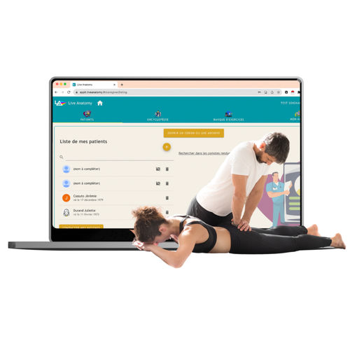 Software di gestione - Live Anatomy - di visualizzazione 3D / medico / riabilitazione