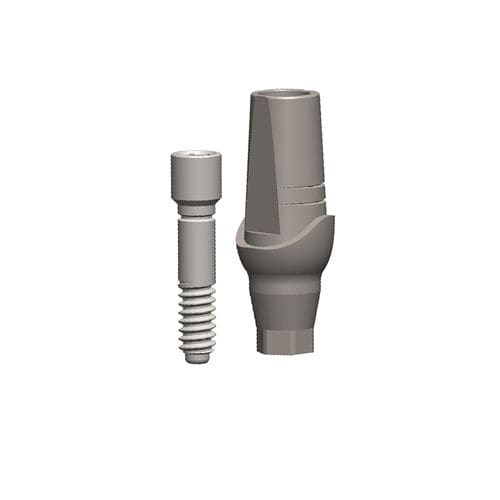 Pilastro dentale per impianto in titanio - CANS - Dental Evolutions, Inc - ad esagono interno / dritto / corto