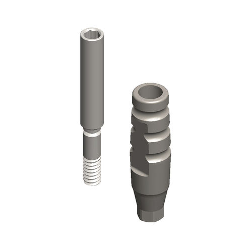 Analogo di impianto dentale in titanio - AIMPRC - Dental Evolutions, Inc - dritto