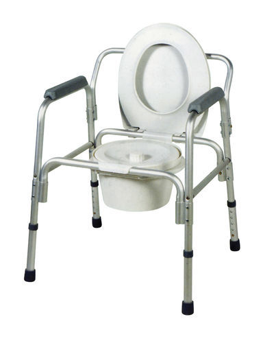 Rialzo per WC antiscivolo - Alfacare - ad altezza regolabile