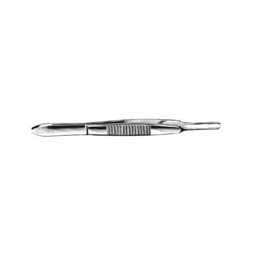 Micro pinza per oftalmologia - 5037100 - HK Medical Instruments - per presa di tessuti / curvo / in acciaio inossidabile