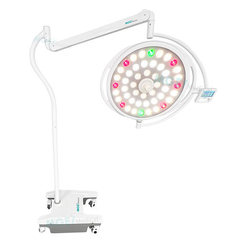 Lampada scialitica mobile - MGE-SL3S - Medige International Industries - LED / odontoiatrica / veterinaria