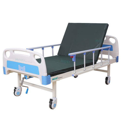 Letto per lungodegenza - M2 - Medige International Industries - manuale / ad altezza fissa / con rotelle