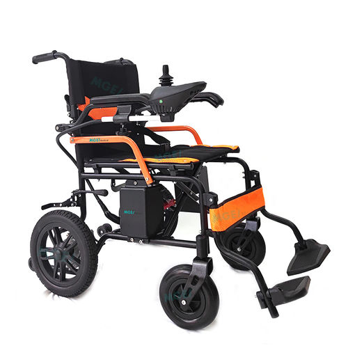 Sedia a rotelle elettrica - EWM8B - Medige International Industries - da esterno / da interno / con poggiagambe