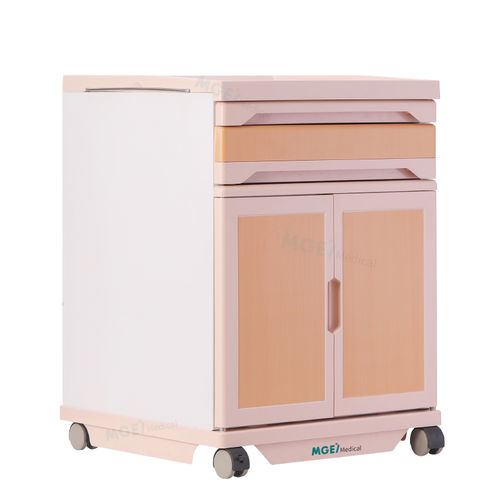 Comodino con rotelle - TEG2 - Medige International Industries - con armadietto / con cassetti