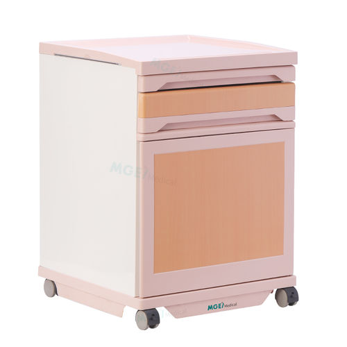 Comodino con rotelle - TEG2B - Medige International Industries - con armadietto / con cassetti