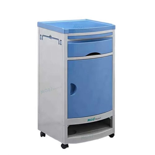 Comodino con rotelle - TEG1C - Medige International Industries - con cassetti / con armadietto