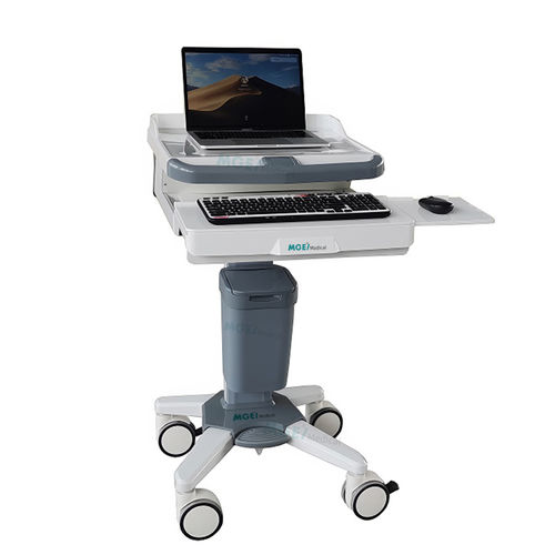 Carrello informatico medico - MGE-MT8B - Medige International Industries - per computer portatile / sicuro