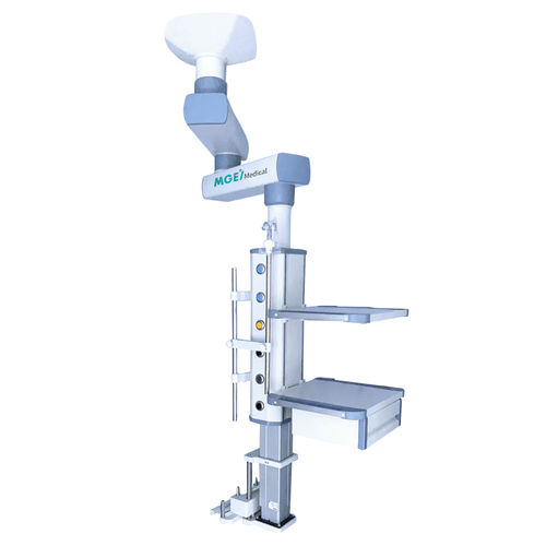 Braccio di distribuzione a soffitto - STP6B - Medige International Industries - per anestesia / per sala operatoria
