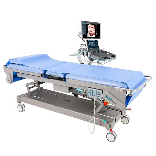 Lettino da visita per endoscopia - MGE-EBY5 - Medige International Industries - per ecografia / per ecocardiografia / per adulto