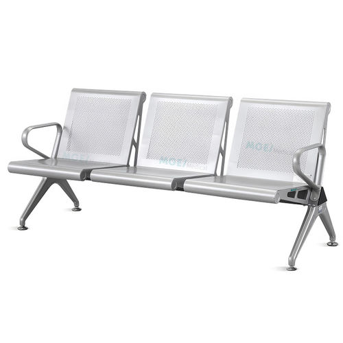 Sedia per sala d'attesa - MGE-C-003 - Medige International Industries - con braccioli / 3 posti