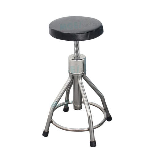 Sgabello con rotelle - MGE-CW34B - Medige International Industries - in acciaio inossidabile