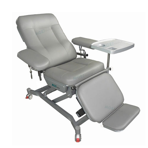 Poltrona per prelievo di sangue manuale - MGE-CWE19 - Medige International Industries - a 4 sezioni / Trendelenburg / con poggiagambe