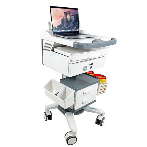 Carrello informatico medico - MGE-MT8D - Medige International Industries - per computer portatile / mobile / con batteria