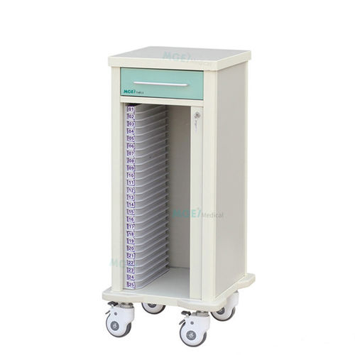 Carrello per cartelle cliniche - MGE-CT325 - Medige International Industries - in plastica / con cassetti / mobile