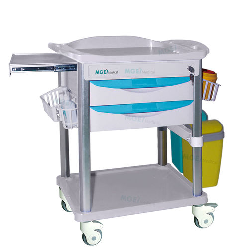 Carrello medico - T76C8 - Medige International Industries - in acciaio inossidabile / in plastica / in alluminio