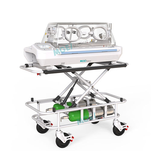 Incubatrice neonatale di trasporto - MGE-BN2DT - Medige International Industries - con rotelle / ad altezza regolabile