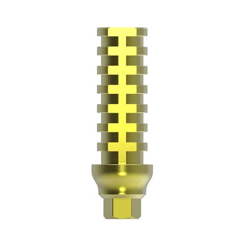 Pilastro dentale per impianto in titanio - HEX RP TEMPORARY NON ROTATING ABUTMENT - IML Swiss Dental Implants - ad esagono interno / dritto / provvisorio