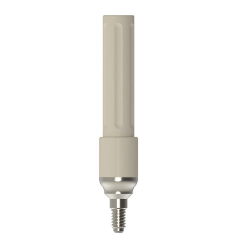 Pilastro dentale per impianto in titanio - HEX RP STRAIGHT MUA H1 - IML Swiss Dental Implants - interno / dritto / angolare