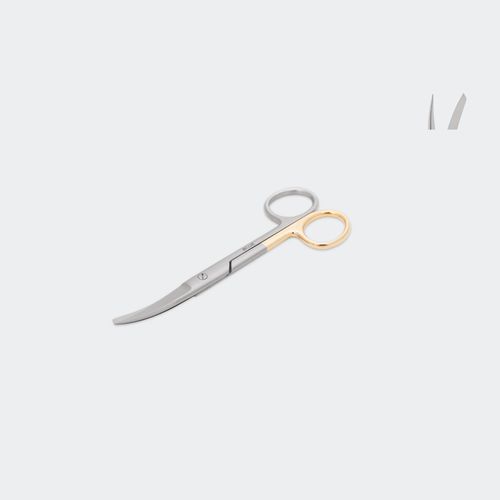 Forbici per sala operatoria - TCMTAR145C - Blue Surgical Instruments - veterinaria / curva