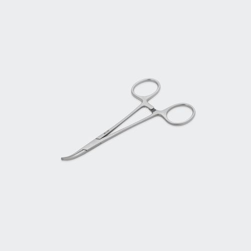 Pinza veterinaria - PHHM125C - Blue Surgical Instruments - clamp / di Halstead / curva