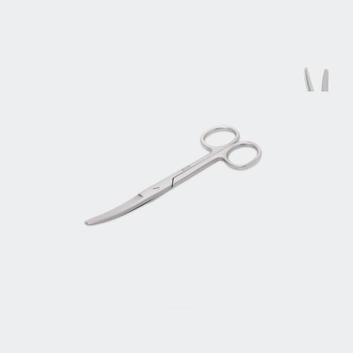 Forbici per sala operatoria - TCRR145C - Blue Surgical Instruments - veterinaria / curva