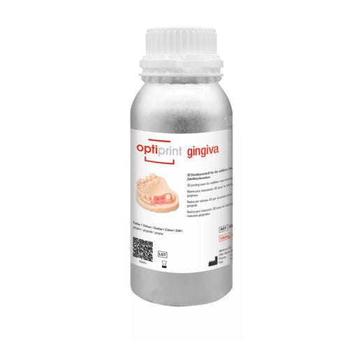 Materiale odontoiatrico in resina - optiprint gingiva 2.0  - Dentona AG - per stampa 3D / gengivale / fotopolimerizzable