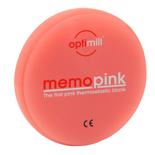 Materiale odontoiatrico cera - optimill memopink - Dentona AG - per ricostruzione dentale / per ferule terapeutiche / da colata