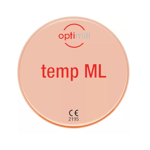 Materiale odontoiatrico cera - optimill temp ML - Dentona AG - per ponti dentali / per corone dentali / di fresatura