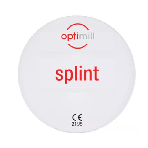 Materiale odontoiatrico in poliammide - optimill splint - Dentona AG - per ricostruzione dentale / per ferule terapeutiche / trasparente