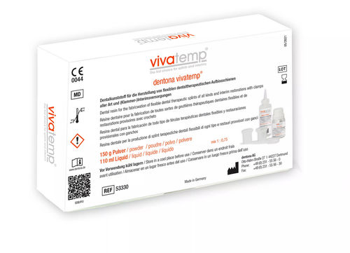 Materiale odontoiatrico in termoplastica - vivatemp ®  - Dentona AG - in resina / per ricostruzione dentale / per ferule terapeutiche